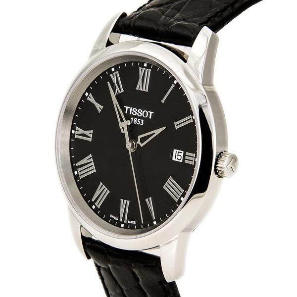Tissot Classic Dream Black Dial Black Leather Strap Watch for Men - T033.410.16.053.01 Buy Now By Tissot