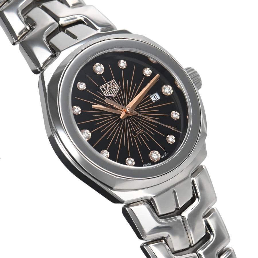 Tag Heuer Link Quartz Black Dial Silver Steel Strap Watch for Women - WBC131F.BA0649 Buy Now By Tag Heuer