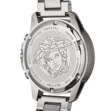 Versace Greca Action Chronograph Quartz Green Dial Silver Steel Strap Watch for Men - VE3J00422 Buy Now By Versace