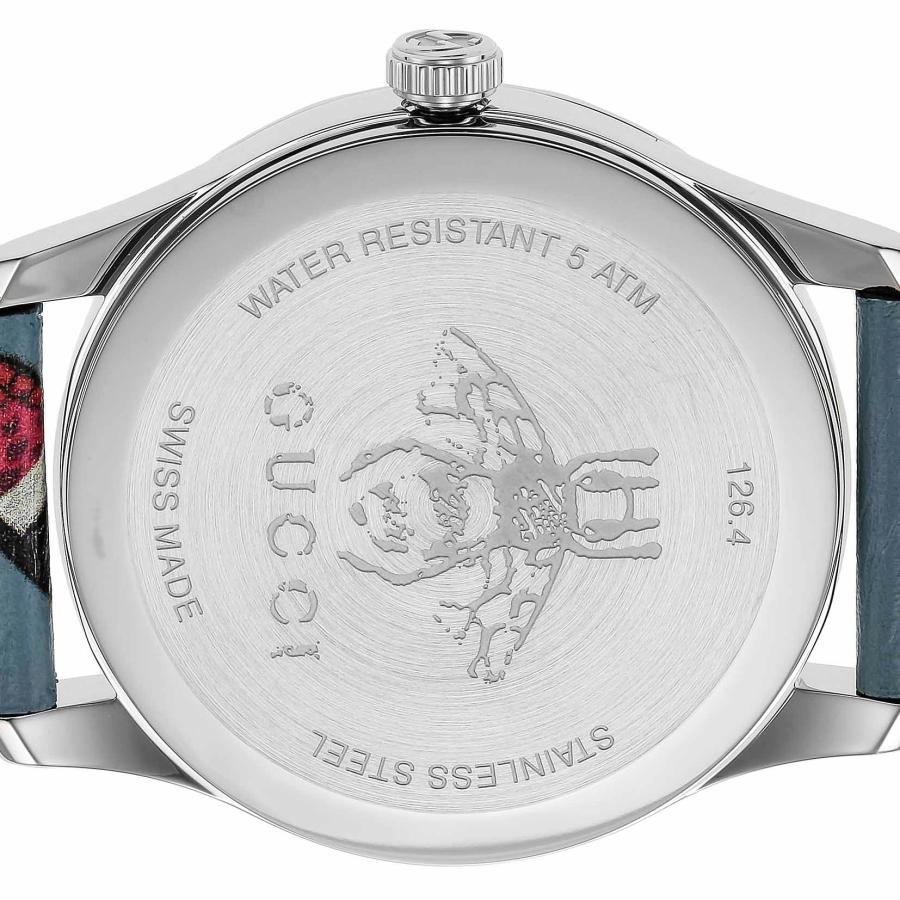 Gucci G Timeless Quartz Blue Dial Blue Leather Strap Watch For Men - YA1264080 Buy Now By Gucci