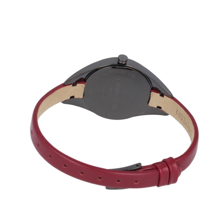 Calvin Klein Rebel Red Black Dial Red Leather Strap Watch for Women - K8P237U1 Buy Now By Calvin Klein