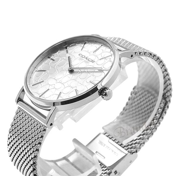 Coach Perry Quartz Silver Dial Silver Mesh Bracelet Watch for Women - 14503384 Buy Now By Coach