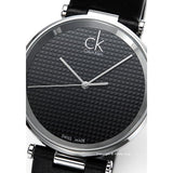 Calvin Klein Sight Black Dial Black Leather Strap Watch for Men - K1S21102 Buy Now By Calvin Klein