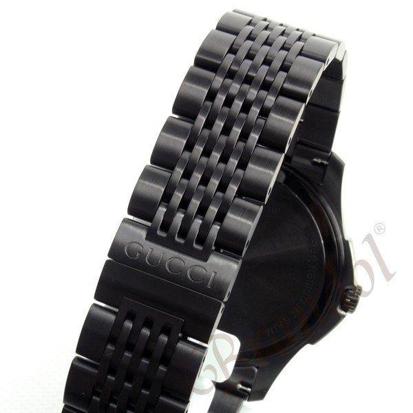 Gucci G Timeless Black Dial Black Steel Strap Watch For Men - YA126202 Buy Now By Gucci