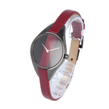 Calvin Klein Rebel Red Black Dial Red Leather Strap Watch for Women - K8P237U1 Buy Now By Calvin Klein