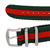 Gucci Grip Quartz Chronograph Red Dial Two Tone NATO Strap Watch for Men - YA157304 Buy Now By Gucci