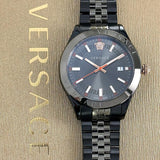 Versace Hellenyium Analog Black Dial Black Steel Strap Watch For Men - VEVK00320 Buy Now By Versace