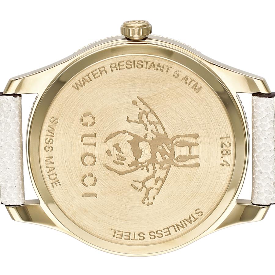 Gucci G Timeless Quartz Gold Dial Beige Leather Strap Watch For Women - YA1264180 Buy Now By Gucci
