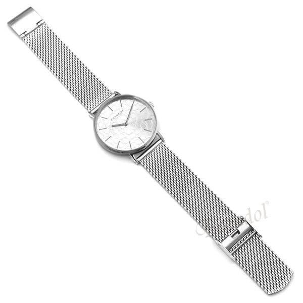 Coach Perry Quartz Silver Dial Silver Mesh Bracelet Watch for Women - 14503384 Buy Now By Coach