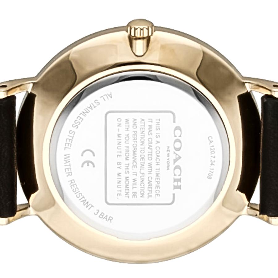 Coach Perry Black Dial Black Leather Strap Watch for Women - 14503333-C Buy Now By Coach