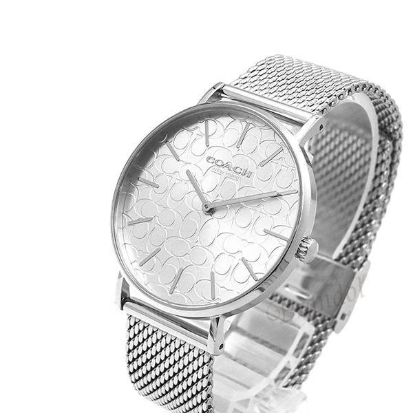 Coach Perry Quartz Silver Dial Silver Mesh Bracelet Watch for Women - 14503384 Buy Now By Coach