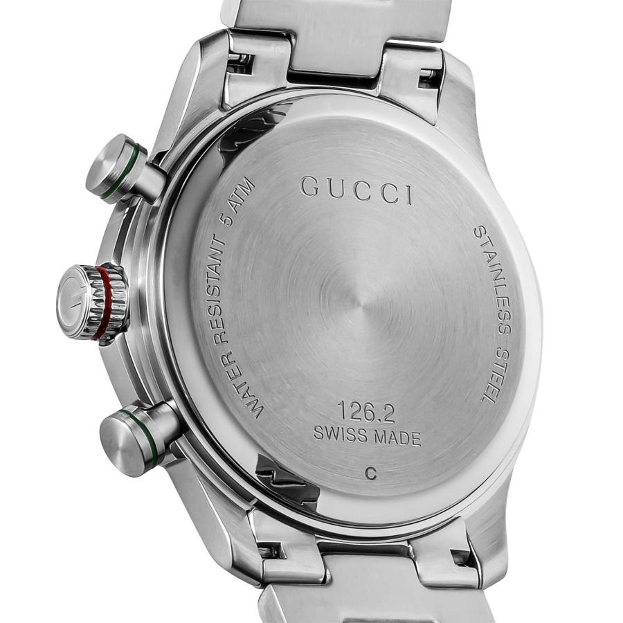 Gucci G Timeless Chronograph Grey Dial Silver Steel Strap Watch For Men - YA126238 Buy Now By Gucci