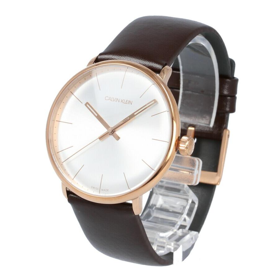 Calvin Klein High Noon Silver Dial Brown Leather Strap Watch for Men - K8M216G6 Buy Now By Calvin Klein