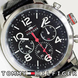 Tommy Hilfiger Jake Chronograph Black Dial Black Leather Strap Watch for Men - 1791232 Buy Now By Tommy Hilfiger
