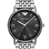 Emporio Armani Kappa Quartz Grey Dial Silver Mesh Bracelet Watch For Men - AR11068 Buy Now By Emporio Armani