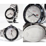 Gucci G Timeless Sport White Dial Silver Steel Strap Watch For Men - YA126250 Buy Now By Gucci