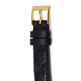 Gucci G Timeless Quartz Black Dial Black Leather Strap Watch For Women - YA126581A Buy Now By Gucci