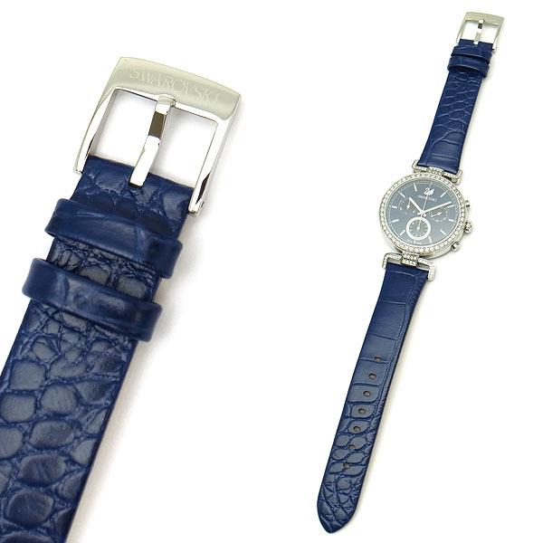 Swarovski Era Journey Blue Dial Blue Leather Strap Watch for Women - 5479239 Buy Now By Swarovski