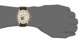 Fossil Townsman Beige Dial Brown Leather Strap Watch for Men - ME3105 Buy Now By Fossil
