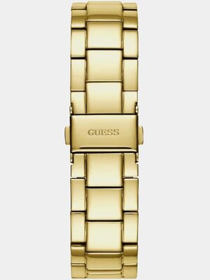 Guess Solar Chronograph Diamonds White Dial Gold Steel Strap Watch for Women - W1069L2 Buy Now By Guess
