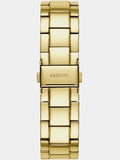 Guess Solar Chronograph Diamonds White Dial Gold Steel Strap Watch for Women - W1069L2 Buy Now By Guess