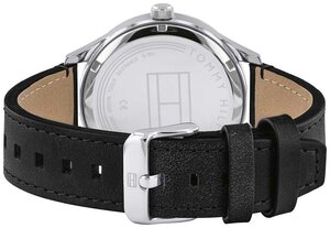 Tommy Hilfiger Spencer Skeleton Black Dial Black Leather Strap Watch for Men - 1791641 Buy Now By Tommy Hilfiger