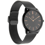 Calvin Klein Minimal Black Dial Black Mesh Bracelet Watch for Men - K3M21421 Buy Now By Calvin Klein