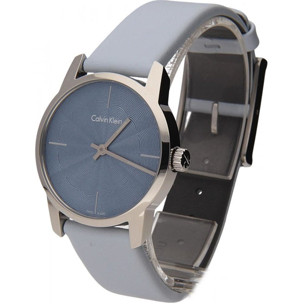 Calvin Klein City Blue Dial Blue Leather Strap Watch for Women - K2G231VN Buy Now By Calvin Klein