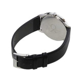Calvin Klein Minimal Black Dial Black Leather Strap Watch for Men - K3M211C4 Buy Now By Calvin Klein