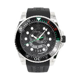 Gucci Dive Quartz Kingsnake Black Dial Black Rubber Strap Watch For Men - YA136217 Buy Now By Gucci