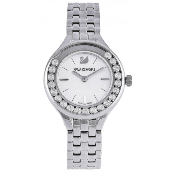 Swarovski Lovely Crystals Mini White Dial Silver Steel Strap Watch for Women - 5242901 Buy Now By Swarovski