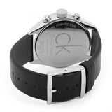 Calvin Klein Masculine Chronograph White Dial Black Leather Strap Watch for Men - K2H27120 Buy Now By Calvin Klein