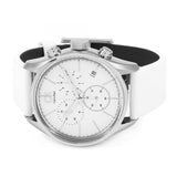 Calvin Klein Masculine Chronograph White Dial White Leather Strap Watch for Men - K2H27101 Buy Now By Calvin Klein
