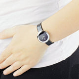 Calvin Klein Firm Black Dial Black Leather Strap Watch for Women - K3N231C1 Buy Now By Calvin Klein