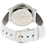 Calvin Klein Skirt White Dial White Leather Strap Watch for Women - K2U231KW Buy Now By Calvin Klein