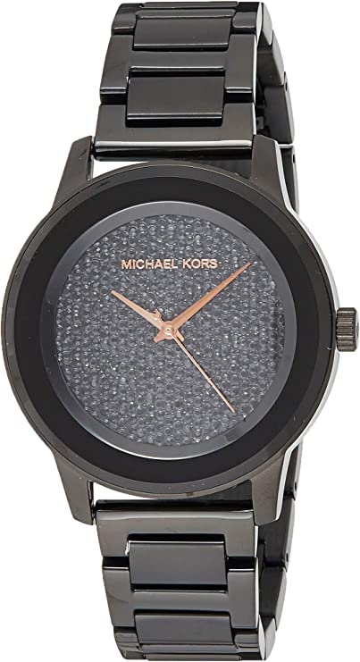 Michael Kors Kinley Silver Dial Black Steel Strap Watch for Women - MK5999 Buy Now By Michael Kors