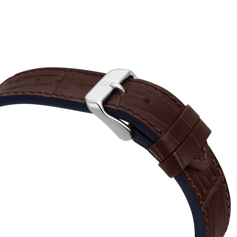 Tommy Hilfiger Daniel Grey Dial Brown Leather Strap Watch for Men - 1710416 Buy Now By Tommy Hilfiger