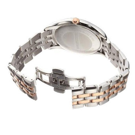 Emporio Armani Classic Quartz Silver Dial Two Tone Steel Strap Watch For Men - AR1824 Buy Now By Emporio Armani