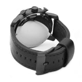 Fossil Nate Chronograph Black Dial Black Leather Strap Watch for Men - JR1354 Buy Now By Fossil