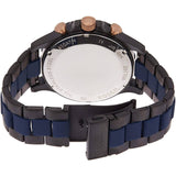 Fossil Nate Chronograph Blue Dial Two Tone Steel Strap Watch for Men - JR1494 Buy Now By Fossil