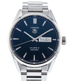 Tag Heuer Carrera Automatic Blue Dial Silver Steel Strap Watch for Men - WAR201E.BA0723 Buy Now By Tag Heuer