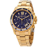 Michael Kors Everest Chronograph Blue Dial Gold Steel Strap Watch for Women - MK5754 Buy Now By Michael Kors