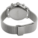 Calvin Klein City Chronograph Black Dial Silver Mesh Bracelet Watch for Men - K2G27121 Buy Now By Calvin Klein