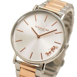 Coach Perry Silver Dial Two Tone Steel Strap Watch for Women - 14503346 Buy Now By Coach