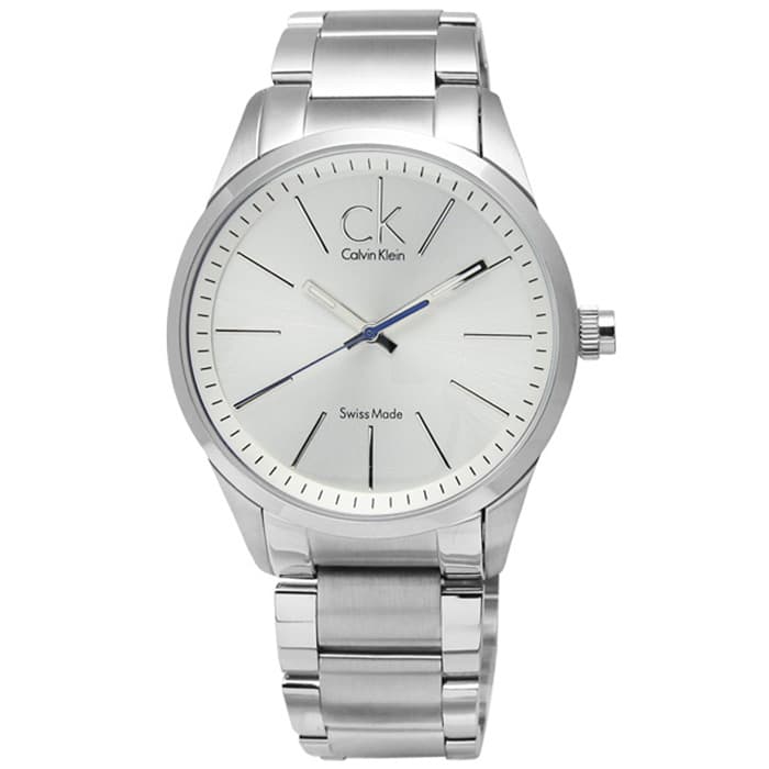 Calvin Klein Bold White Dial Silver Steel Strap Watch for Men - K2241120 Buy Now By Calvin Klein