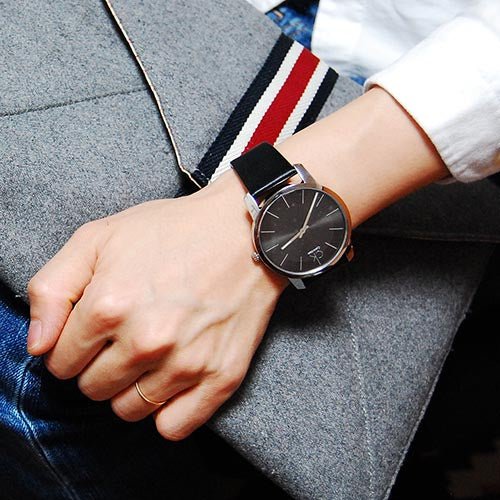 Calvin Klein City Grey Dial Black Leather Strap Watch For Men - K2G21107 Buy Now By Calvin Klein