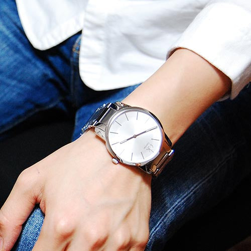 Calvin Klein City Silver Dial Silver Steel Strap Watch for Men - K2G21126 Buy Now By Calvin Klein