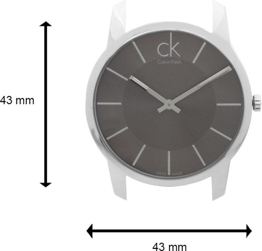 Calvin Klein City Black Dial Silver Steel Strap Watch for Men - K2G21161 Buy Now By Calvin Klein