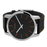 Calvin Klein City Black Dial Black Leather Strap Watch for Men - K2G211C1 Buy Now By Calvin Klein