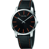 Calvin Klein City Black Dial Black Leather Strap Watch for Men - K2G211C1 Buy Now By Calvin Klein